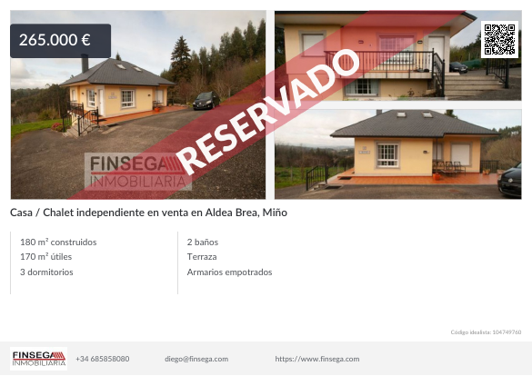 Casa en Aldea Brea, Miño