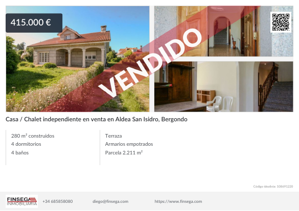 Casa en Aldea San Isidro, Bergondo