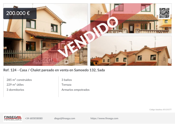 Casa en Samoedo, Sada
