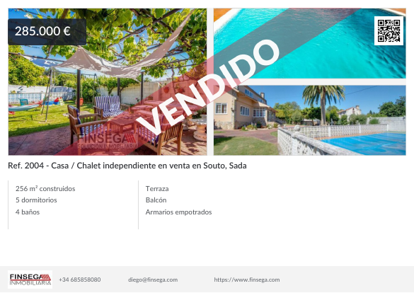 Casa en Souto, Sada
