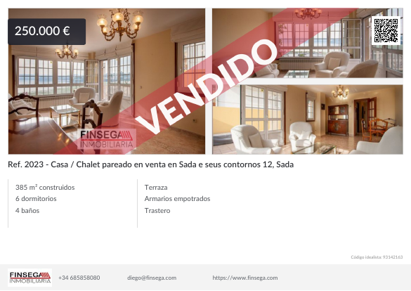 Casa en Sada e Seus Contornos, Sada