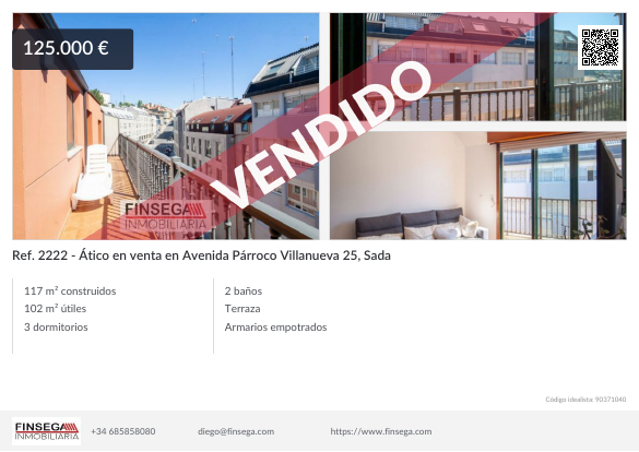 Ático en Av. Párroco Villanueva, Sada