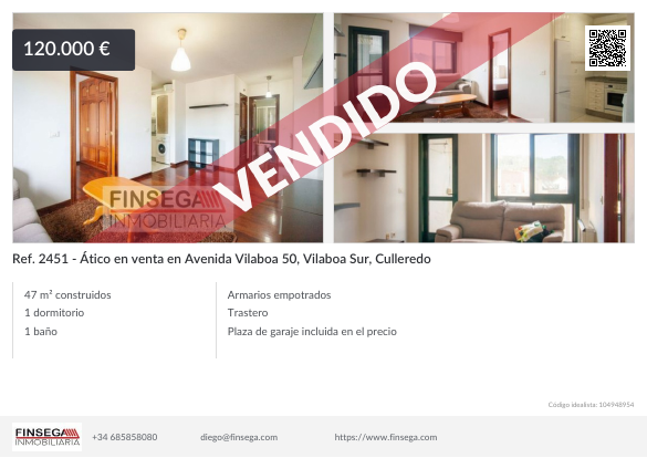Ático en Av. Vilaboa, Culleredo