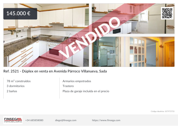 Dúplex en Av. Párroco Villanueva, Sada