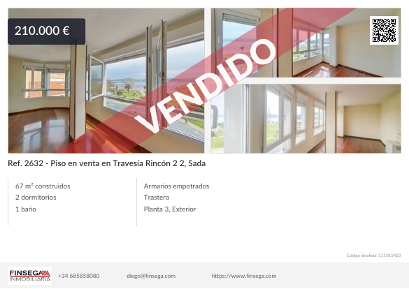 Piso en Travesía Rincón, Sada